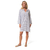 evanna robe bleu raye femme hublot mode marine