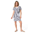 Dorothe femme robe blancmarine hublot mode marine