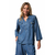 Blouse femme SIBYLLE denim clair en Tencel (3)