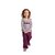 T-shirt marin en coton pour enfant fille IDALINE rayures et manches longues Hublot mode Marine Nice