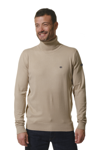 Pull Col Roulé Hublot Femme Taille M - Neuf Avec étiquettes, Bleu Marin Viscose
