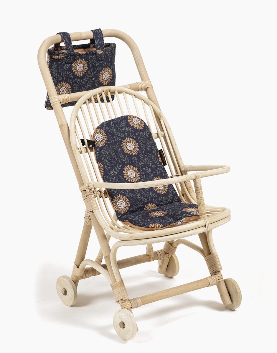 Poussette-bambou-Minikane-Marguerites-reglisse