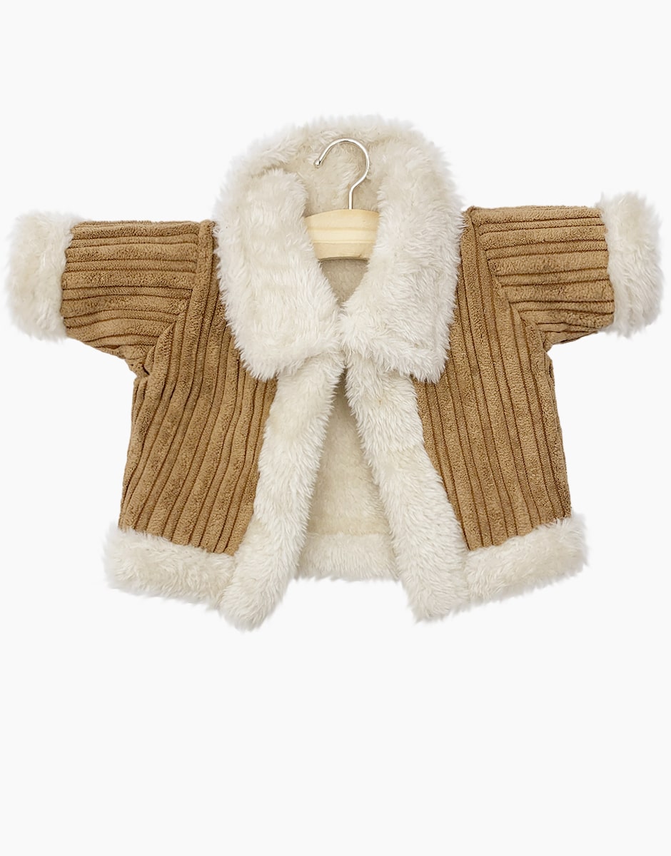 minikane-dressing-vetements-poupees-gordis-34-37cm-manteau-boheme-swann-en-gros-velours-havane