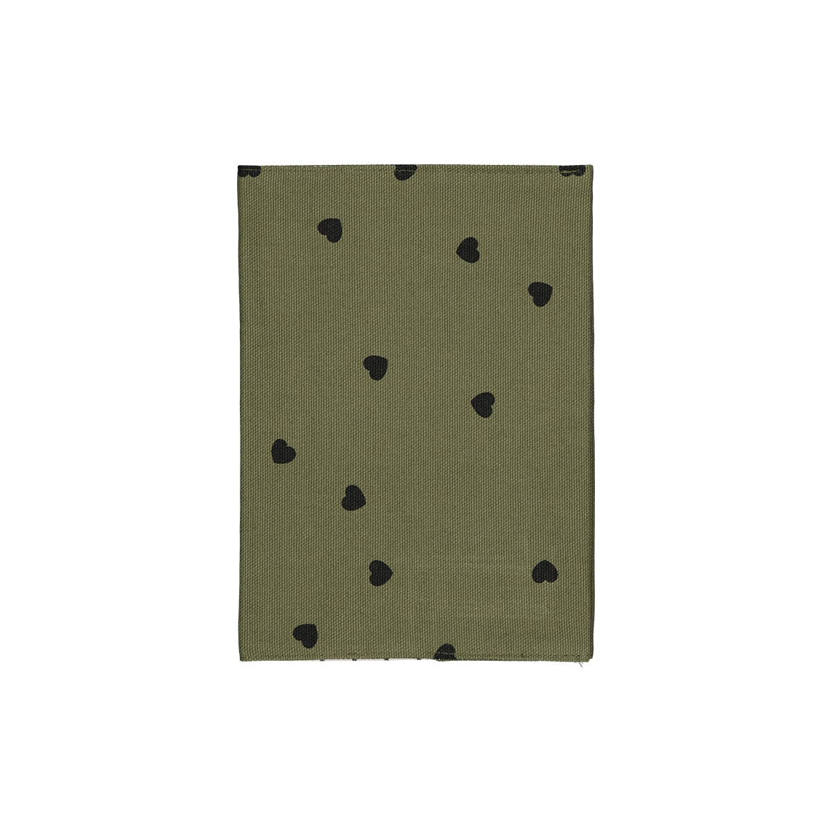 protege-carnet-de-sante-chloe-imprime-coeur-kaki