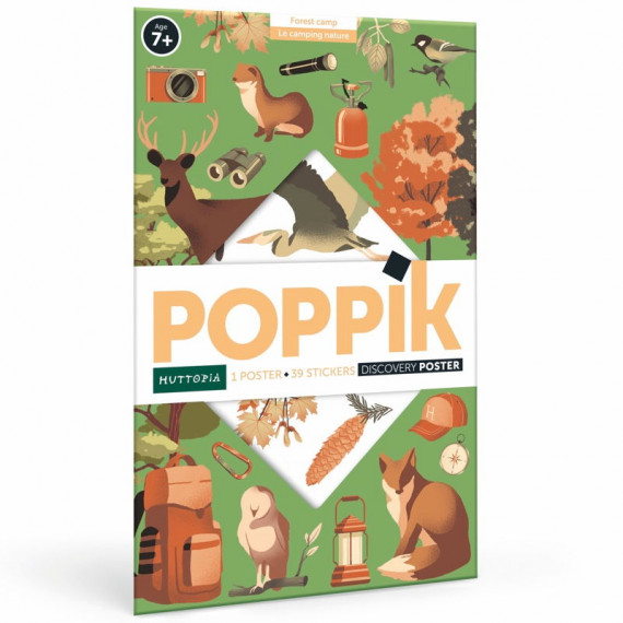 poster-en-stickers-camping-nature-poppik