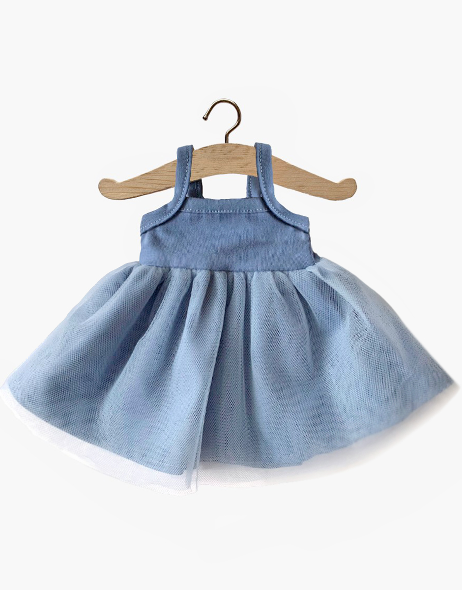 Collection-Minikane-accessoires-et-dressing-poupee-gordis-34cm-37cm-tutu-danseuse-bleu-cobalt