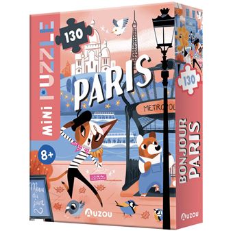 Puzzle-enfant-Auzou-Bonjour-Paris-130-pieces