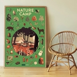 Poppik-Huttopia-camping-poster-600x598