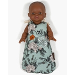 Minikane-collection-accessoires-dressing-automne-hiver-2022-pour-poupee-gordis-turbulette-gigoteuse-en-coton-luxury-roses