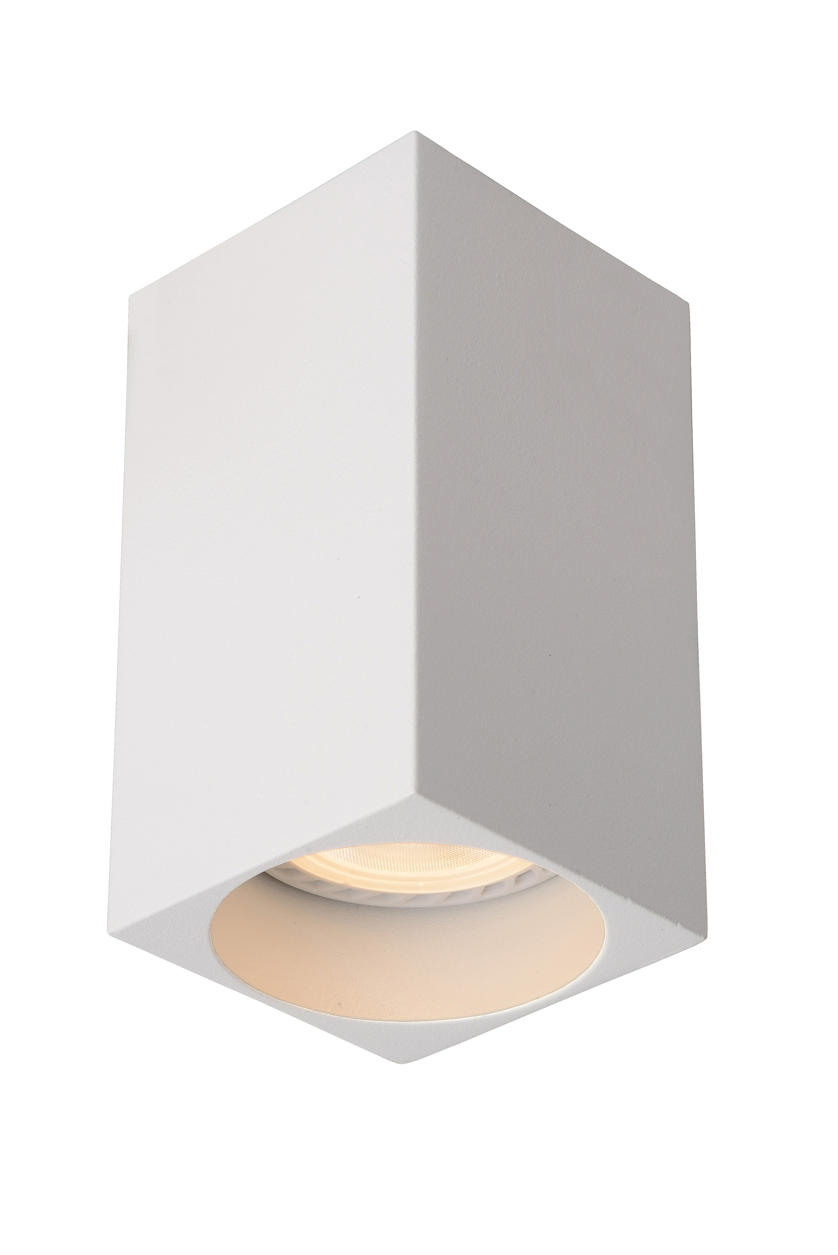 Spot salle de bain orientable blanc ou noir GU10 1x5W LED dim to warm