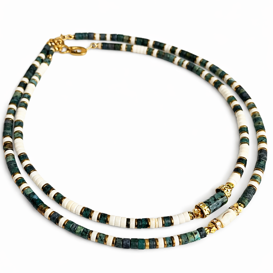 Collier turquoise africaine Kaoanne Ravage