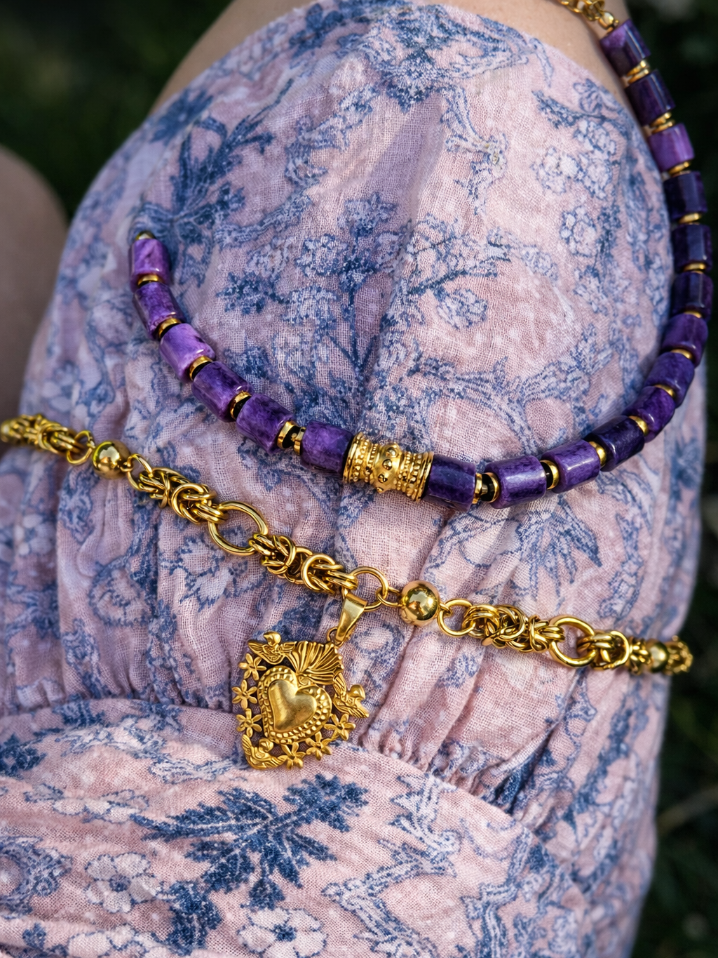 Collier artisanal fait main à Lisbonne Violetta Ravage Lisbon