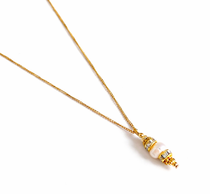 Collier perle doré élégant Servane Ravage Lisbon