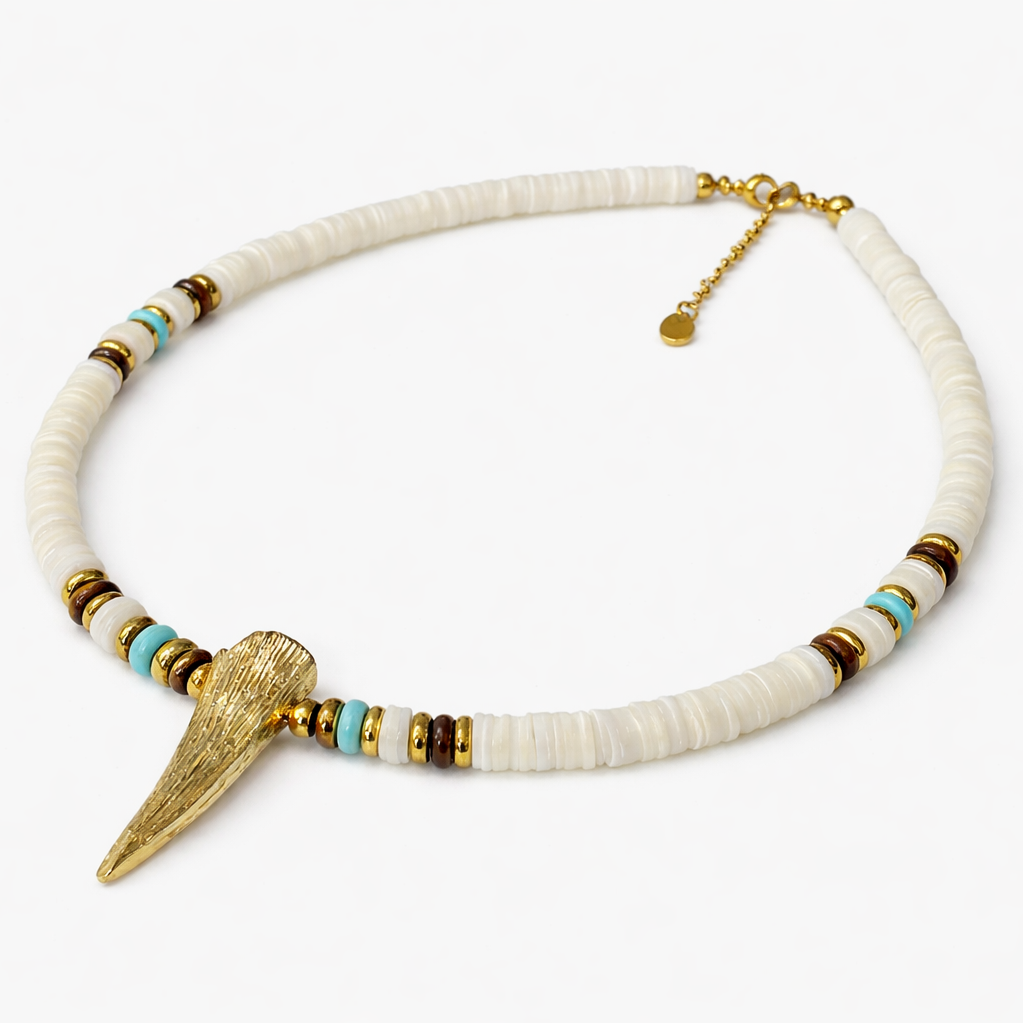 collier isla pierres naturelles