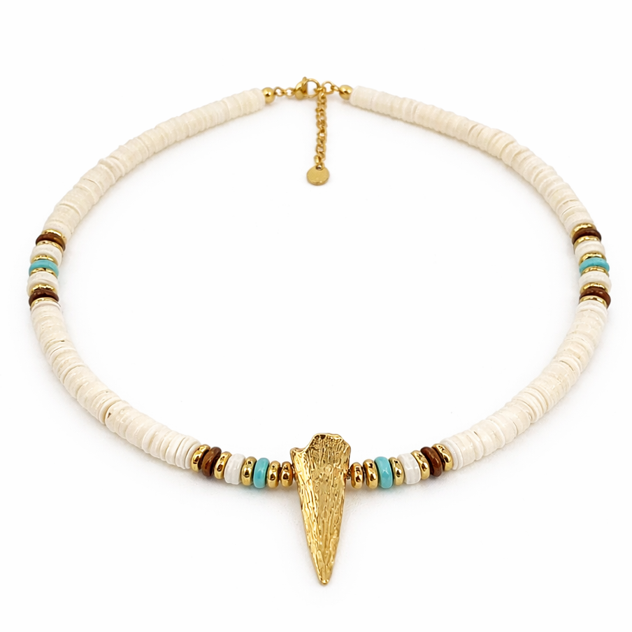 collier isla coquillage