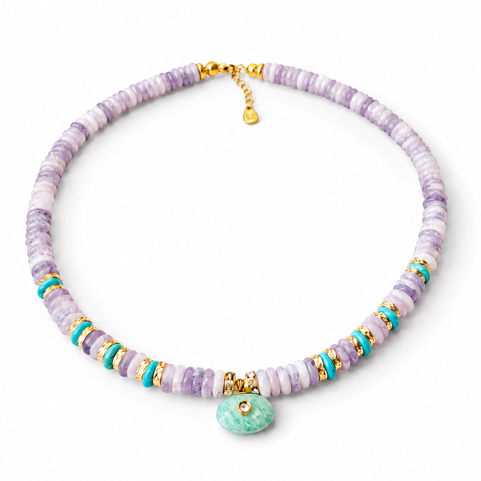 collier lapidolite