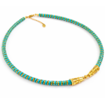 Collier turquoise structuré femme Catanis