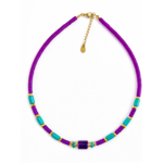 Ras du cou Gloriana charoïte turquoise Ravage