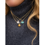 Collier bliss amazonite quartz rose et oeil de tigre