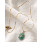 collier  paloma amazonite