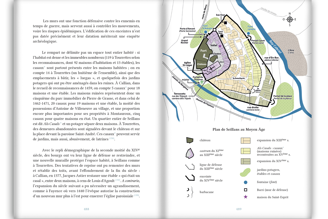 Villages perches scudery double page projet Fayence Wizishop 488 copie