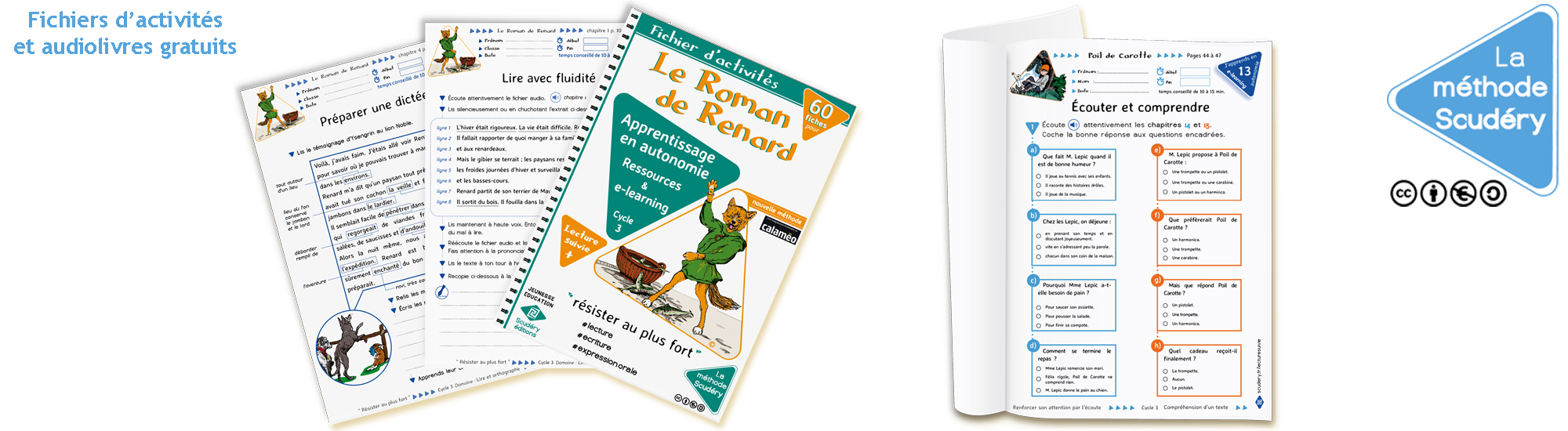 fichiers d'activités