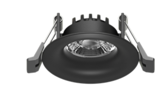 Spot Encastré LED RT2012 extra-plat dimmable recouvrable Noir 4000°K