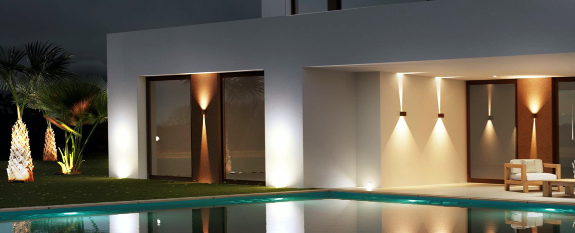 eclairage pool house