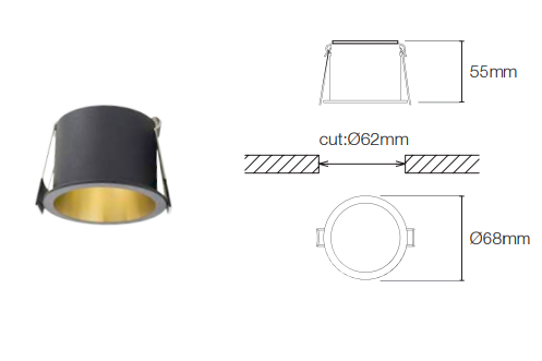 Spot-encastré-plafond design