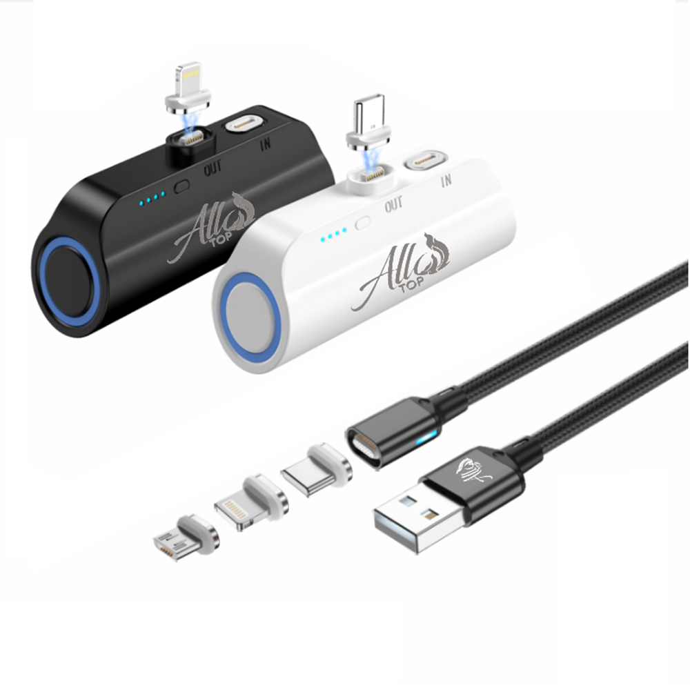 Batterie Externe de Secour Petite Chargeur Portable USB PowerBank Pour  Téléphone