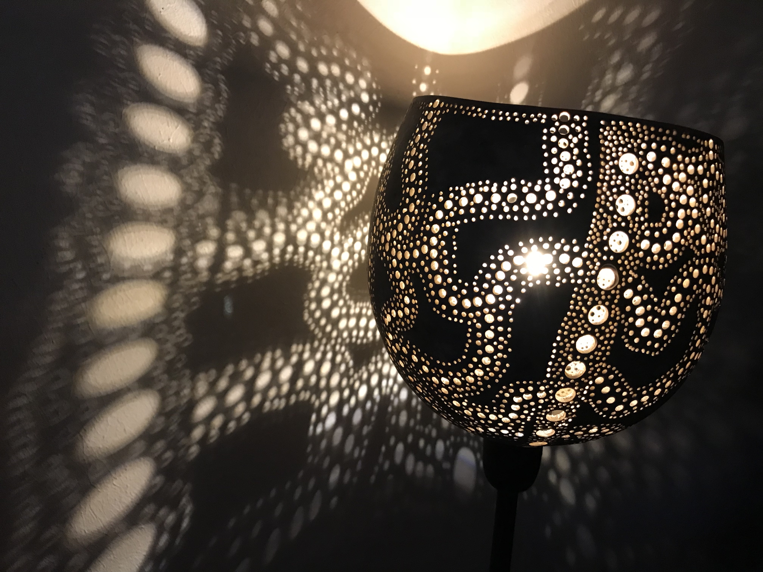 Luminaires en calebasses