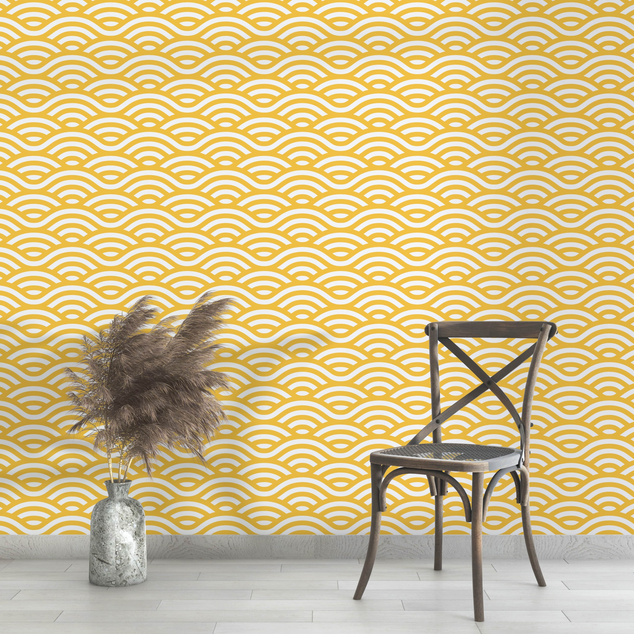 PP40-papier-peint-adhesif-decoratif-revetement-vinyle-vague-motifs-japonaise-jaune-nouilles-renovation-meuble-mur-5