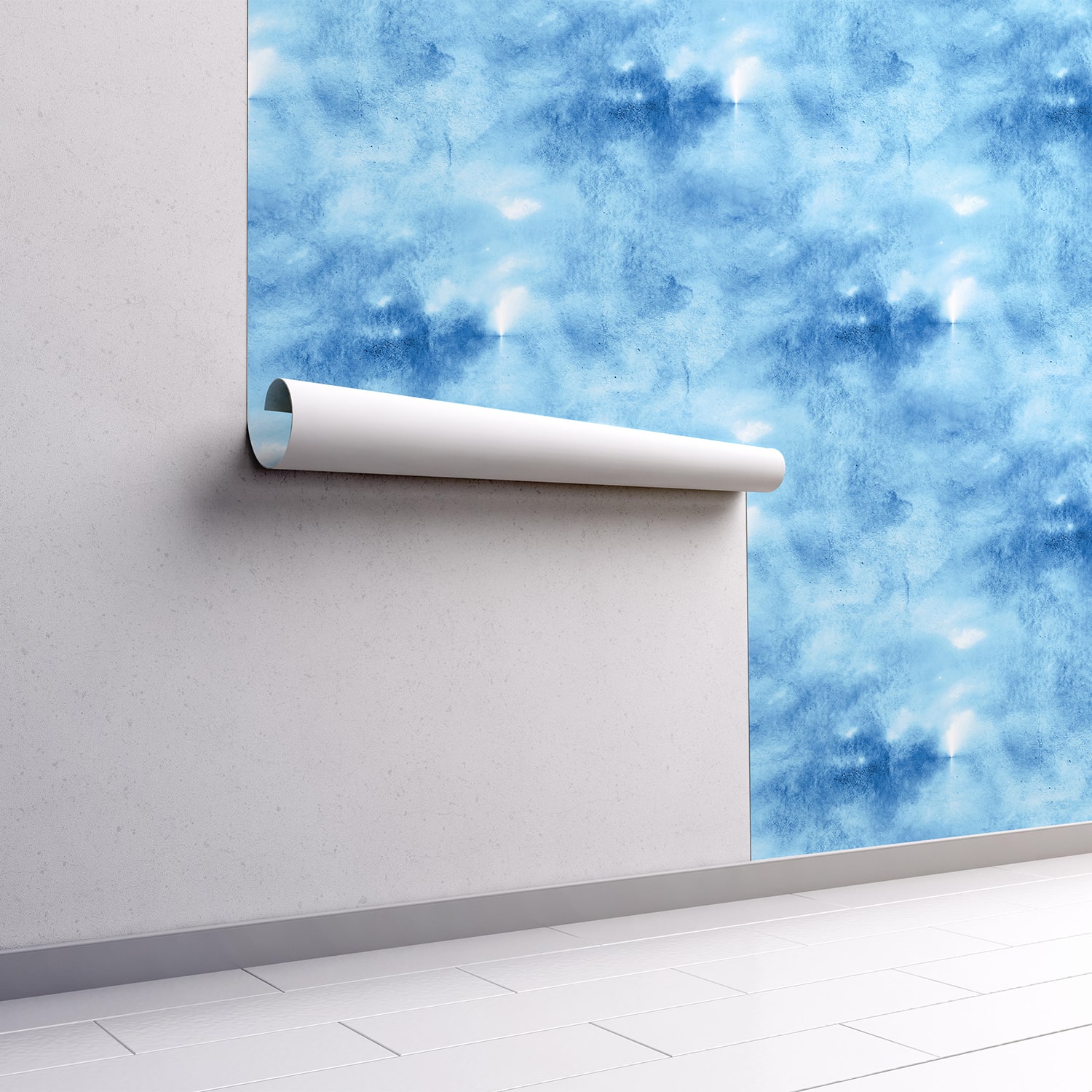 PP67-mur.rouleau-papier-peint-adhesif-decoratif-revetement-vinyle-motifs-aquarelle-dégradé-bleu-renovation-meuble-mur-min