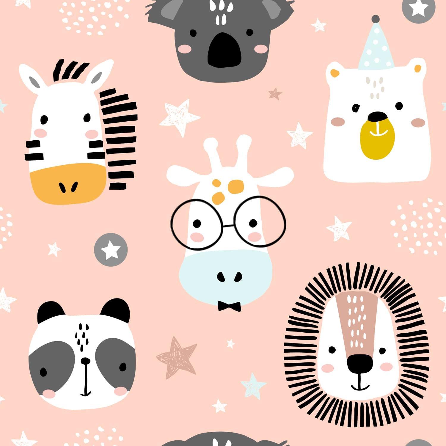 PP72-carré-papier-peint-adhesif-decoratif-revetement-vinyle-motifs-tete-animaux-renovation-meuble-mur-min