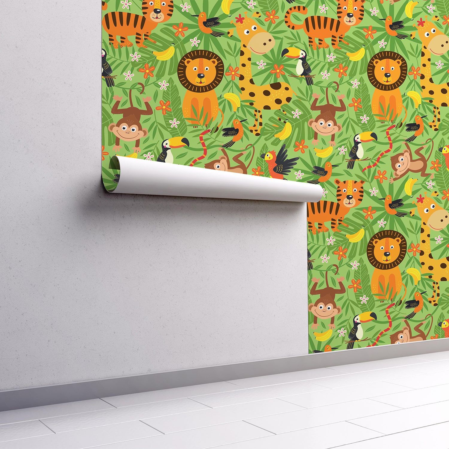 PP80-mur.rouleau-papier-peint-adhesif-decoratif-revetement-vinyle-motifs-animaux-de-la-jungle-2-renovation-meuble-mur-min