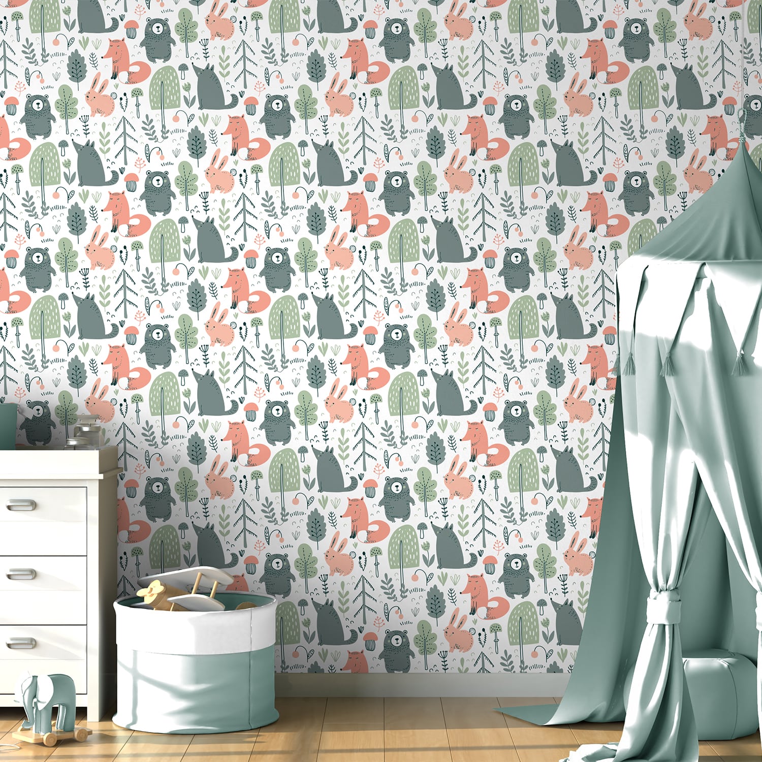 PP88-mur-papier-peint-adhesif-decoratif-revetement-vinyle-motifs-animaux-de-la-forêt-renovation-meuble-mur-min
