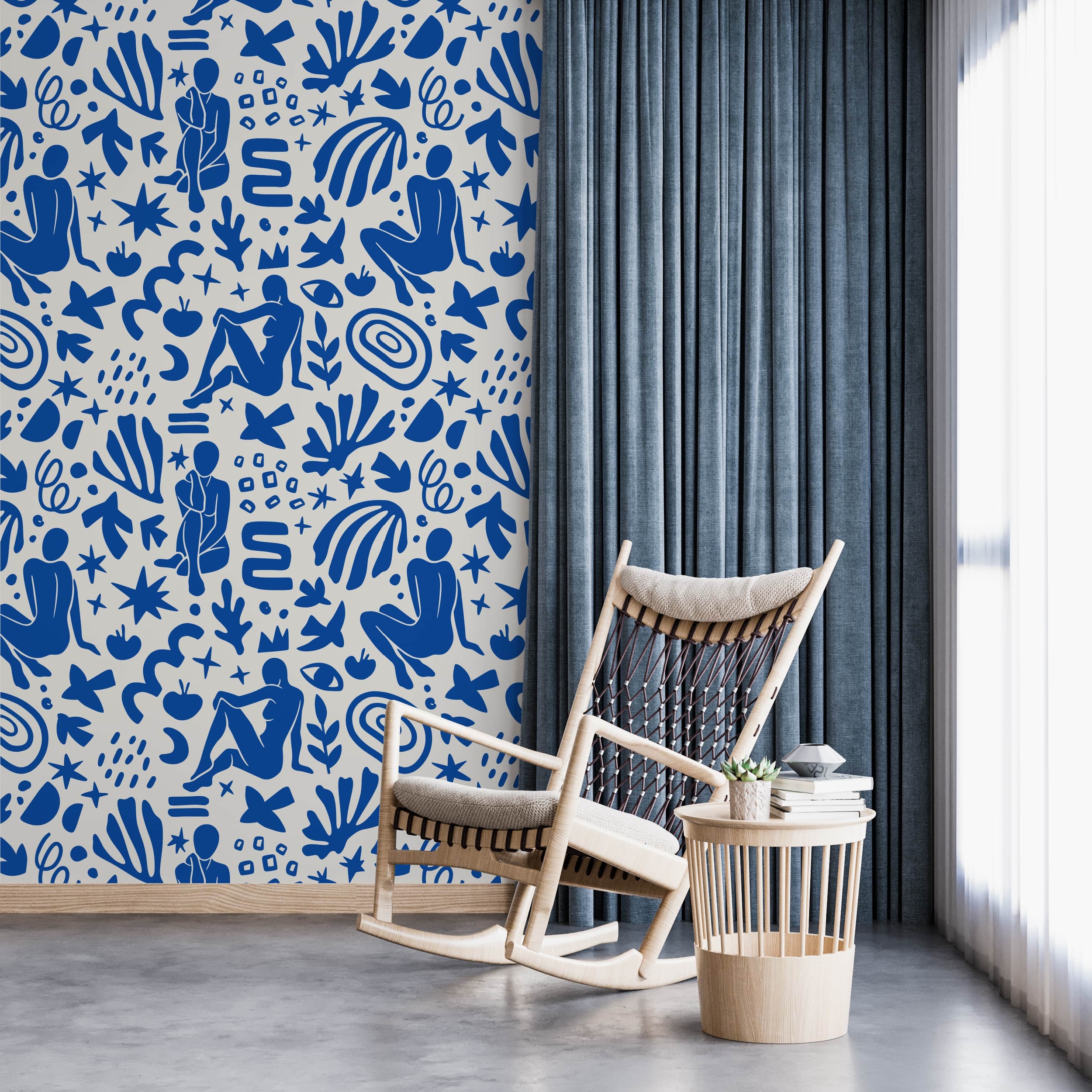 PP98-mur-papier-peint-adhesif-decoratif-revetement-vinyle-motifs-inspiré-style-Matisse-féminin-renovation-meuble-mur-min