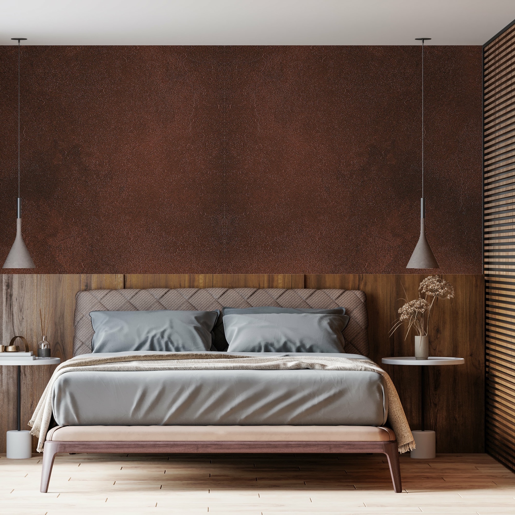 revetement-adhesif-decoratif-chambre-mur-meuble-metalisé-cuivre-cuivré-rouge-terracota-inox-alumumium