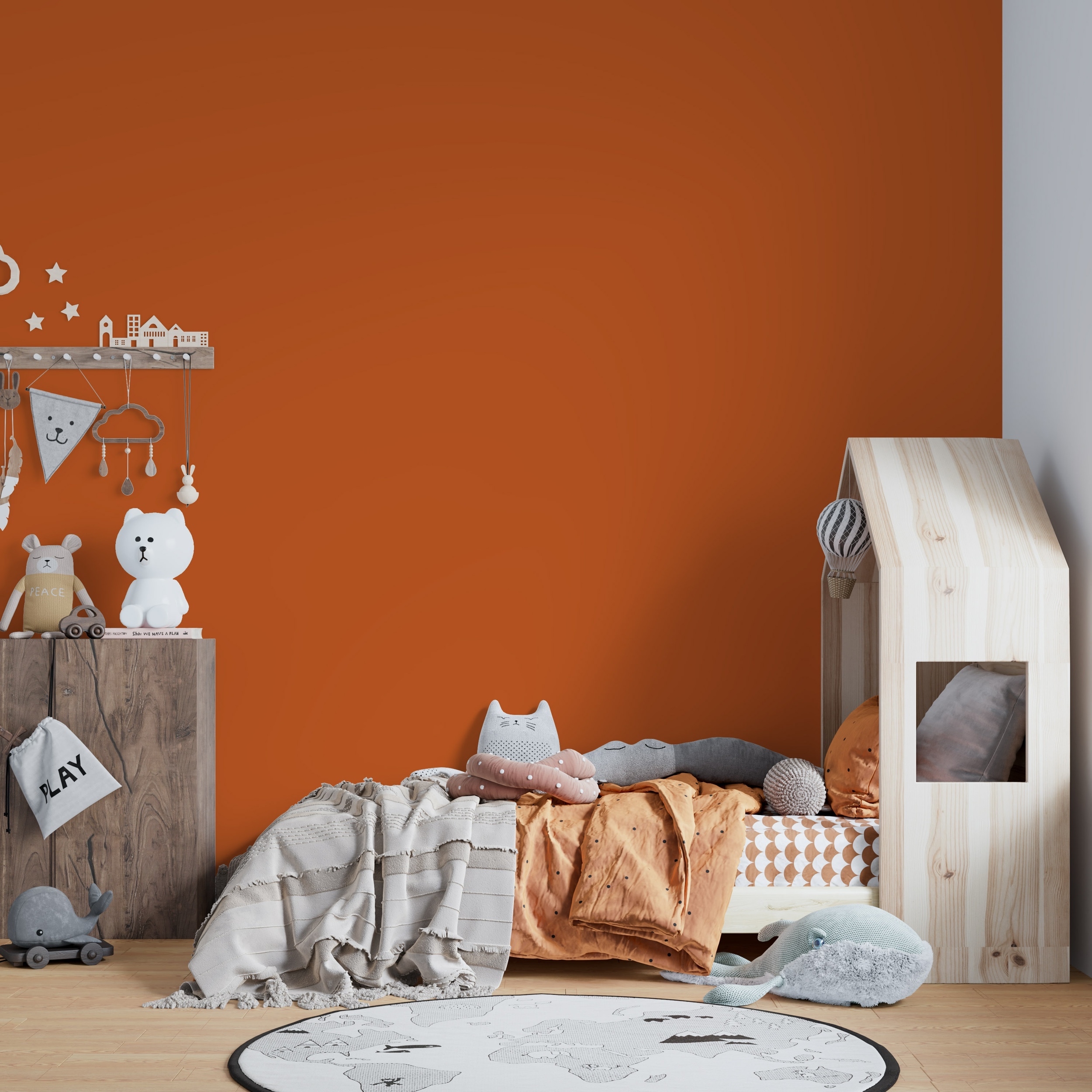 orange-mat-film-adhesif-autocollant-mur-meubles