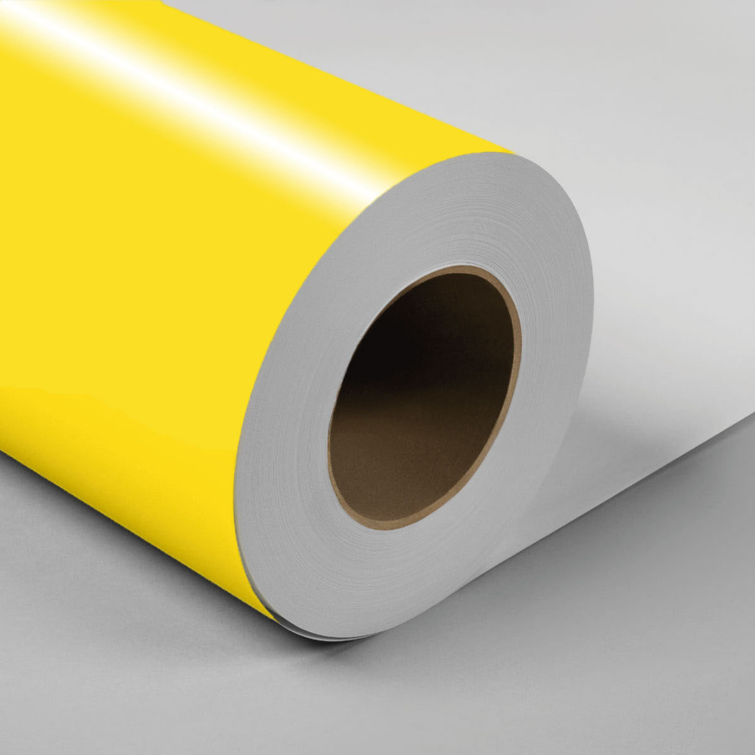 Rouleau de film autocollant couleur jaune mat 152 x 200cm