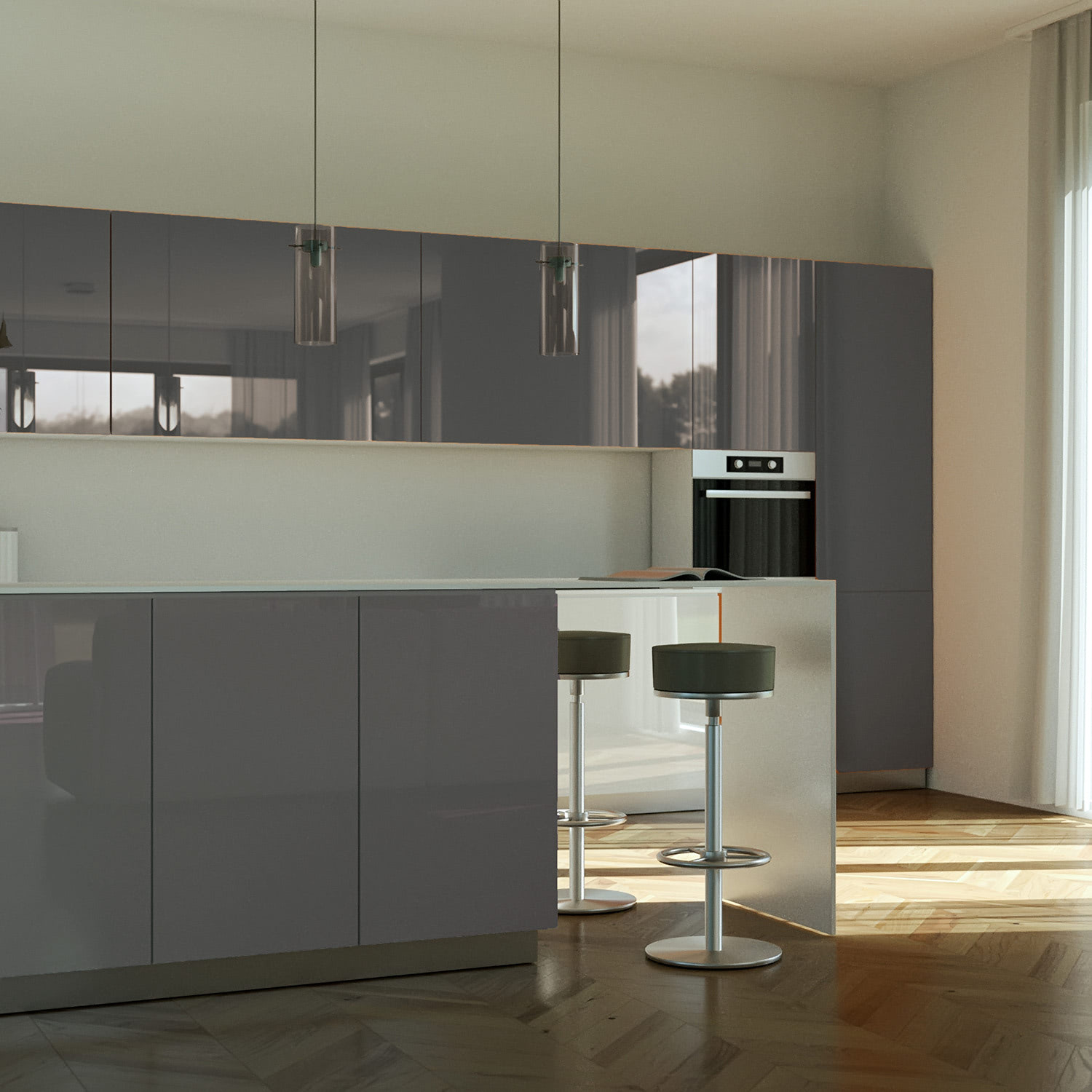 Gris-acier-métamark-m7-cuisine-meuble