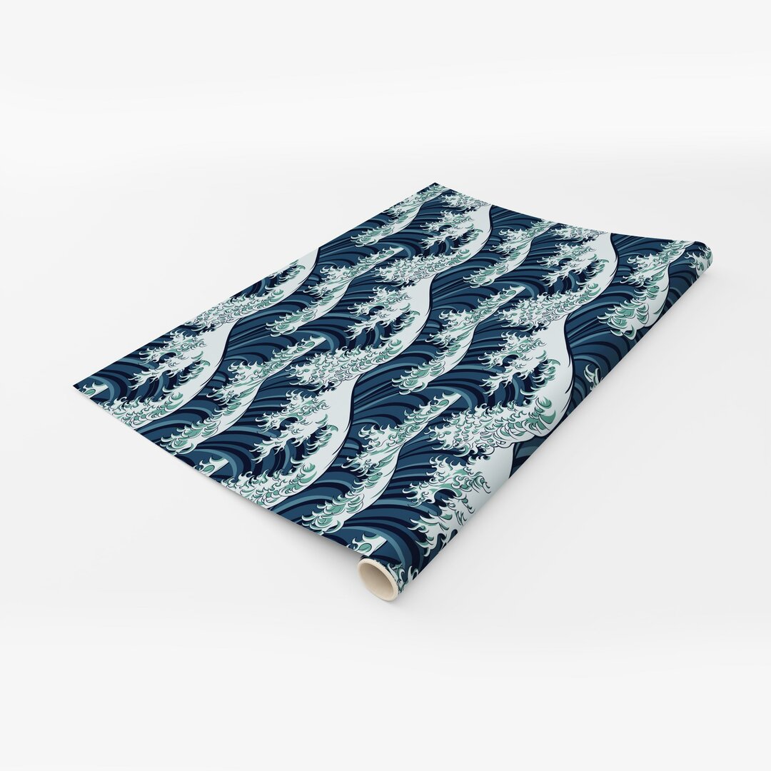Papier Peint Arthouse Calico Dot - Bleu Marine Texturé Métallisé à Paillettes - 10 M X 0,53 M