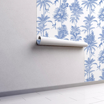 PP19-papier-peint-adhesif-decoratif-revetement-vinyle-motifs-nature-animaux-vintage-jungle-à-l’encre-bleue-renovation-meuble-mur-1
