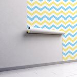 PP56-mur.rouleau-papier-peint-adhesif-decoratif-revetement-vinyle-motifs-zigzag-bleu-et-jaune-renovation-meuble-mur-min