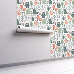 PP88-mur.rouleau-papier-peint-adhesif-decoratif-revetement-vinyle-motifs-animaux-de-la-forêt-renovation-meuble-mur-min