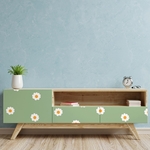 PP108-meuble-papier-peint-adhesif-decoratif-revetement-vinyle-motifs-marguerite-fond-vert-renovation-meuble-mur-min