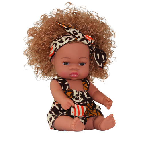 Poupee Metisse Aux Cheveux Blonds Et Boucles Lola Woezon