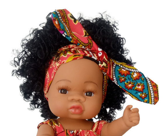 Poupée Fille Noire Fille Africaine Bébé Poupée pour Enfants âgés