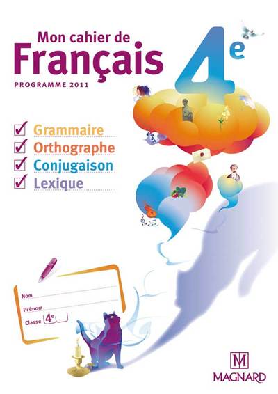 cahier de français 4e-magnard