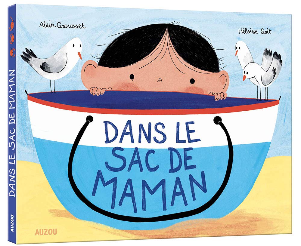 dans le sac de maman